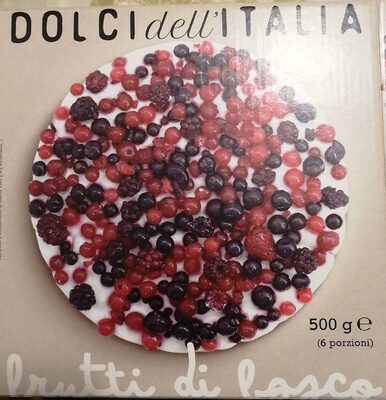 糖質や栄養素が Dolci dell italia