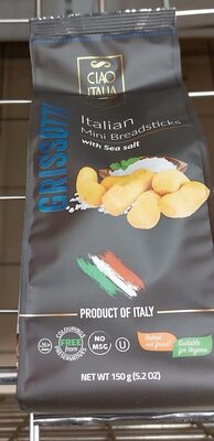 Gula dan nutrisi di dalamnya Ciao italia