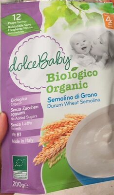 Sugar and nutrients in Dolcebaby