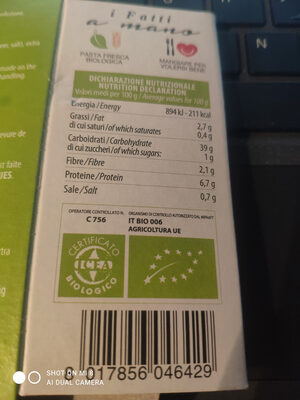 Sugar and nutrients in Tradizioni padane