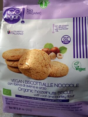 Sucre et nutriments contenus dans Go vegan