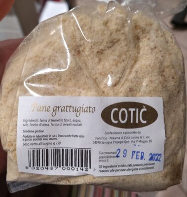 Gula dan nutrisi di dalamnya Cotič