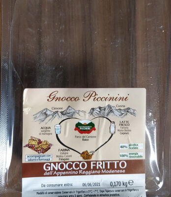 Gula dan nutrisi di dalamnya Gnocco piccinini