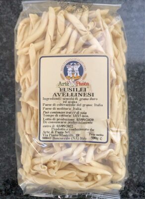 Sucre et nutriments contenus dans Arte pasta