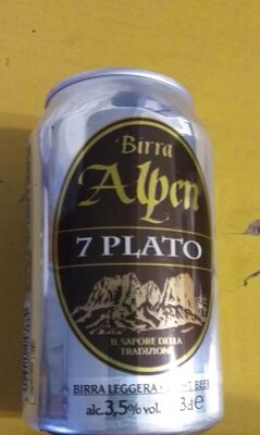 Sugar and nutrients in Birra alpen