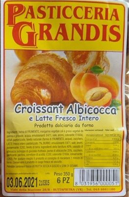 Sucre et nutriments contenus dans Pasticceria grandis