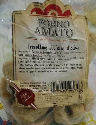 Azúcar y nutrientes en Forno amato