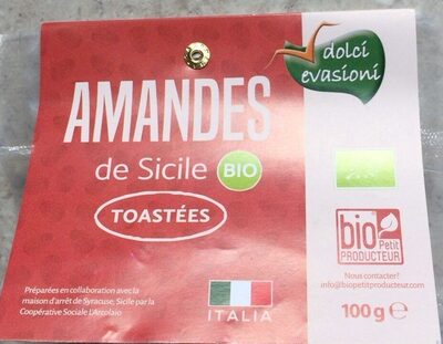 Amandes de sicile bio decortiquees et toastees