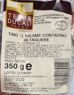 Sugar and nutrients in Terre ducali