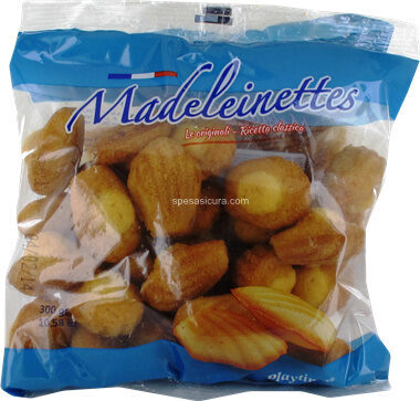 Sucre et nutriments contenus dans Madeleinettes