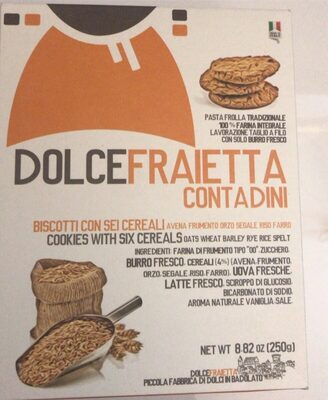 Sugar and nutrients in Dolcefraietta