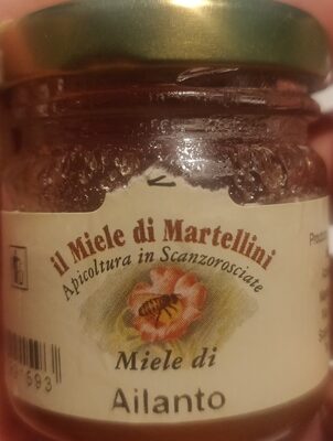 Suhkur ja toitained sees Il miele di martellini