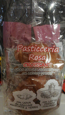 Sugar and nutrients in Pasticceria rosa