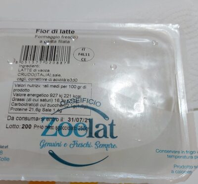 Gula dan nutrisi di dalamnya Zoolat