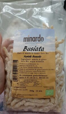 Gula dan nutrisi di dalamnya Minardo