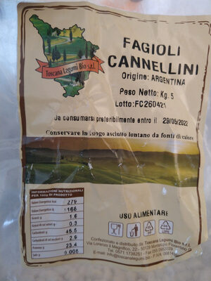 Sugar and nutrients in Toscana legumi