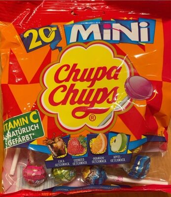 Zucker und Nährstoffe drin Chupa chups