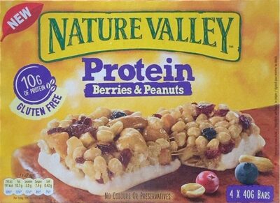 Zucker und Nährstoffe drin Nature valley