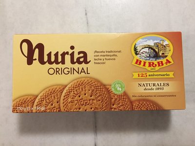 Sucre et nutriments contenus dans Birba