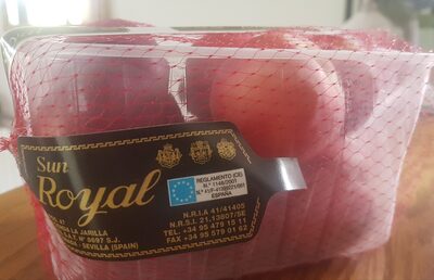 Sucre et nutriments contenus dans Sun royal