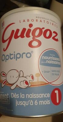 Sucre et nutriments contenus dans Guigoz pro