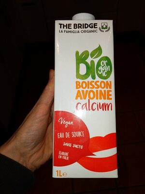 Sucre et nutriments contenus dans Bio organic the bridge la famiglia organic