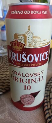 Sucre et nutriments contenus dans Krušovice