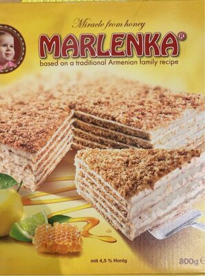 Sucre et nutriments contenus dans Marlenka