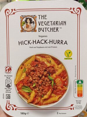 Sucre et nutriments contenus dans The vegetarian butcher