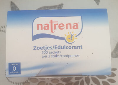 Sucre et nutriments contenus dans Natrena