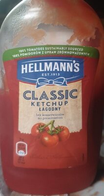 Sucre et nutriments contenus dans Hellmann s