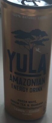 Suhkur ja toitained sees Yula amazonian energy drink