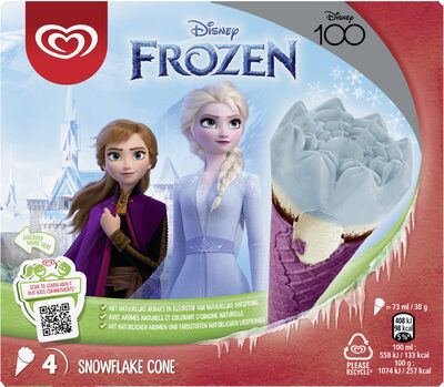 Sucre et nutriments contenus dans Disney frozen