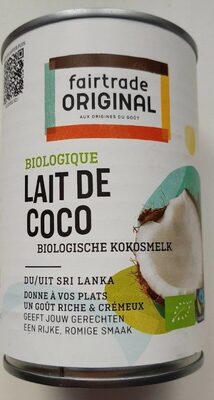 Sucre et nutriments contenus dans Fairtrade original