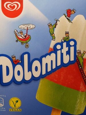 Zucker und Nährstoffe drin Dolomiti