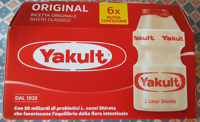 Сахар и питательные вещества в Yakult italia
