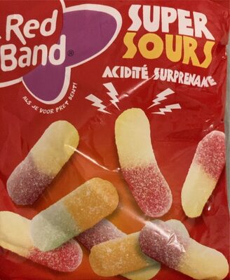 Sucre et nutriments contenus dans Red band