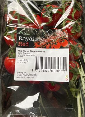 Zucker und Nährstoffe drin Royal red