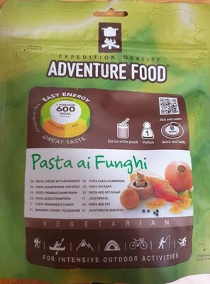 Sugar and nutrients in Adventure food