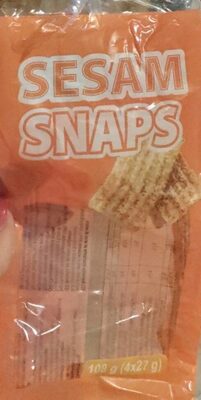 Gula dan nutrisi di dalamnya Sesam snaps