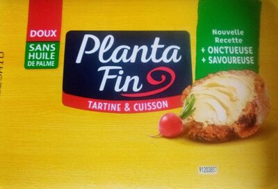 Sucre et nutriments contenus dans Planta fin