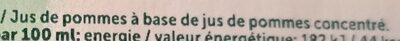 Sucre et nutriments contenus dans Goudappeltje