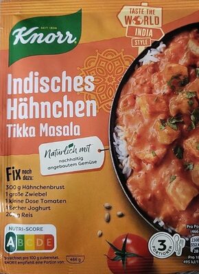 糖質や栄養素が Knorr fix