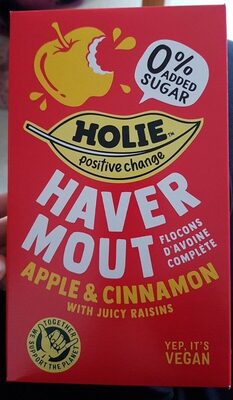 Sucre et nutriments contenus dans Holie