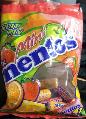 Sucre et nutriments contenus dans Kcal mentos