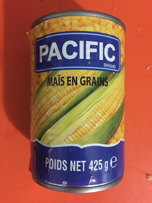 Sucre et nutriments contenus dans Pacific brand