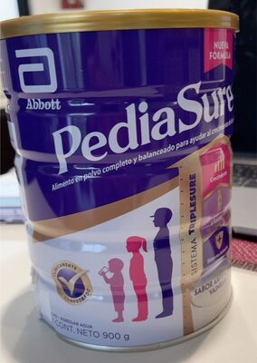 Sucre et nutriments contenus dans Pediasure