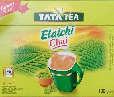 Sucre et nutriments contenus dans Tata tea