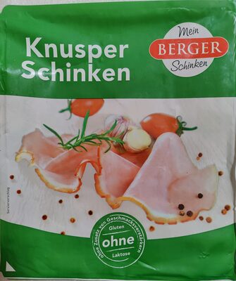 Zucker und Nährstoffe drin Mein berger schinken