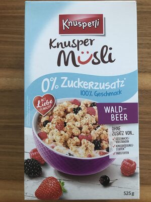 Knuspermüsli mit früchten